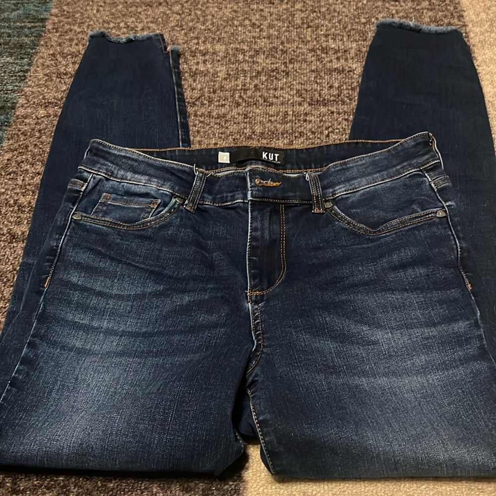 KUT From The Kloth Connie High Rise Ankle Skinny Size 6 Jeans